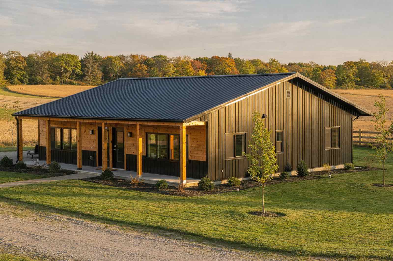 Homestead barndominium, illustrative rendering