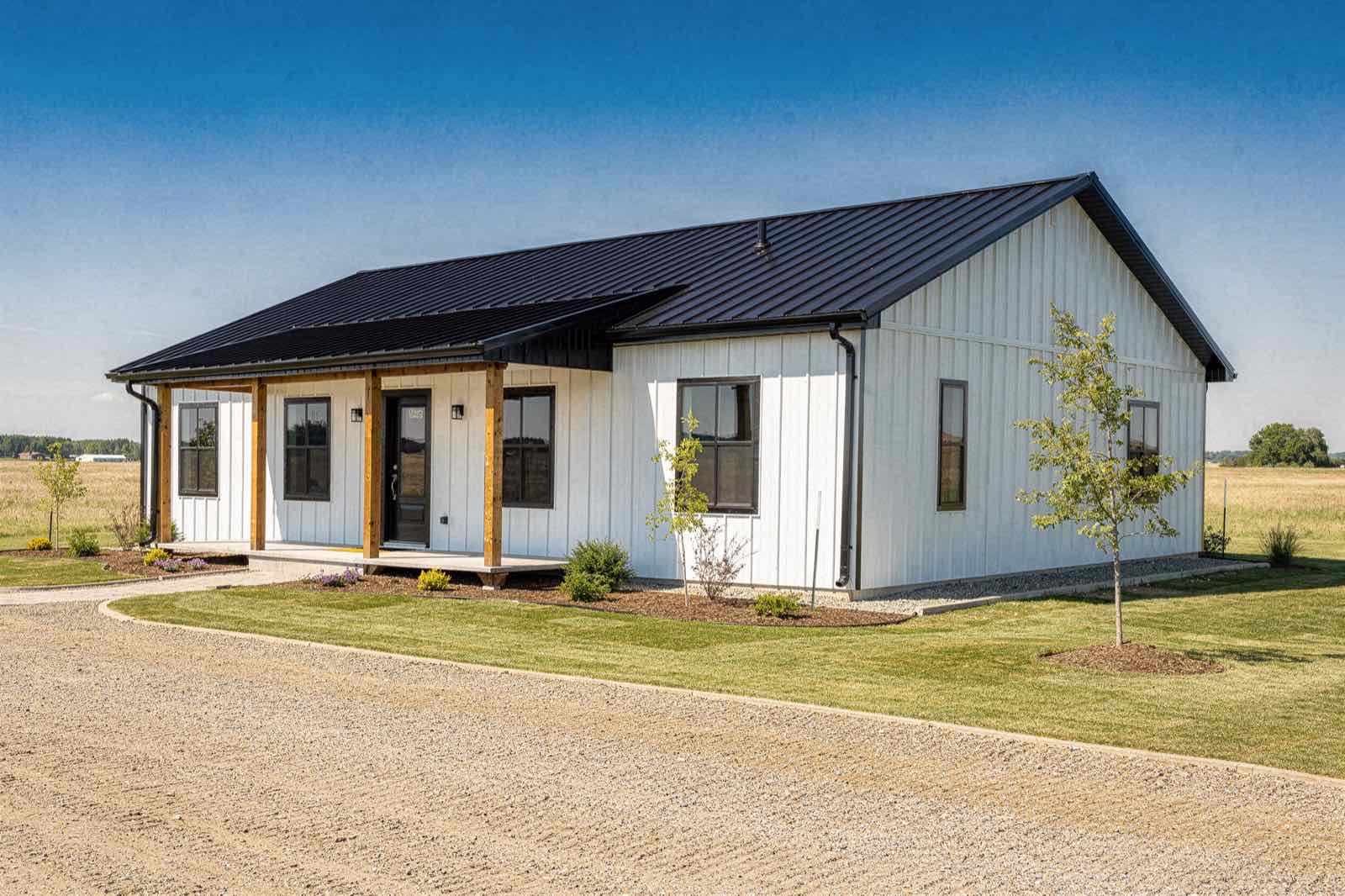 Lakeview barndominium, illustrative rendering