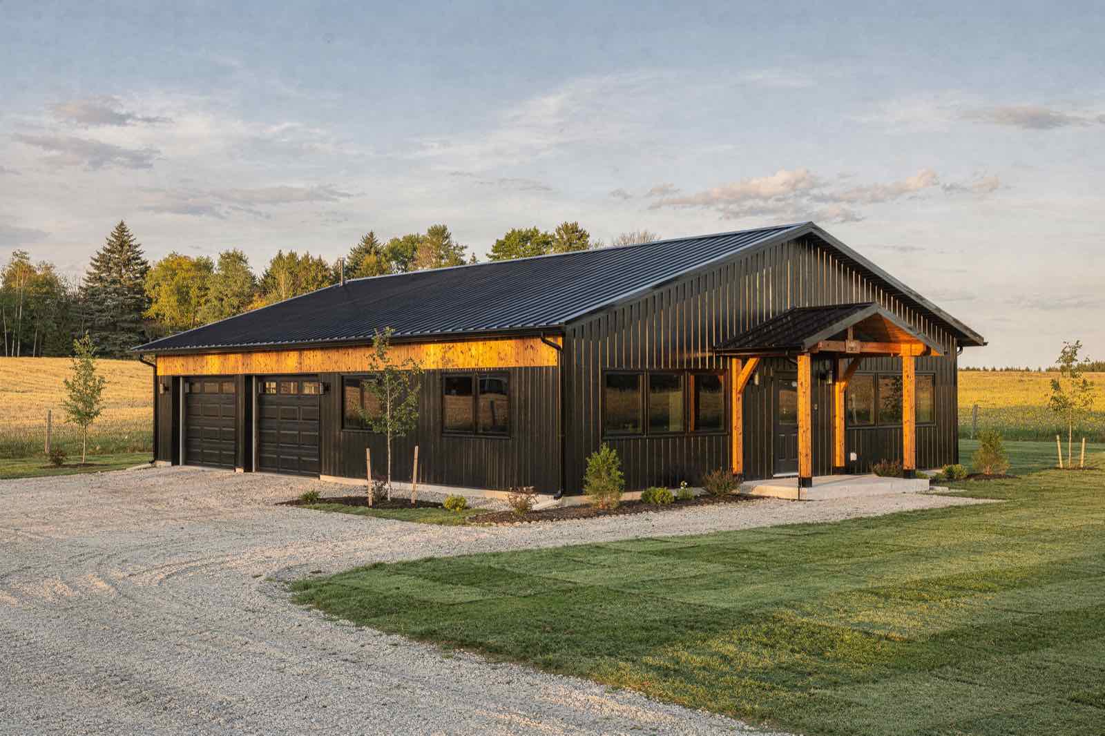 Machine Shed Home barndominium, illustrative rendering