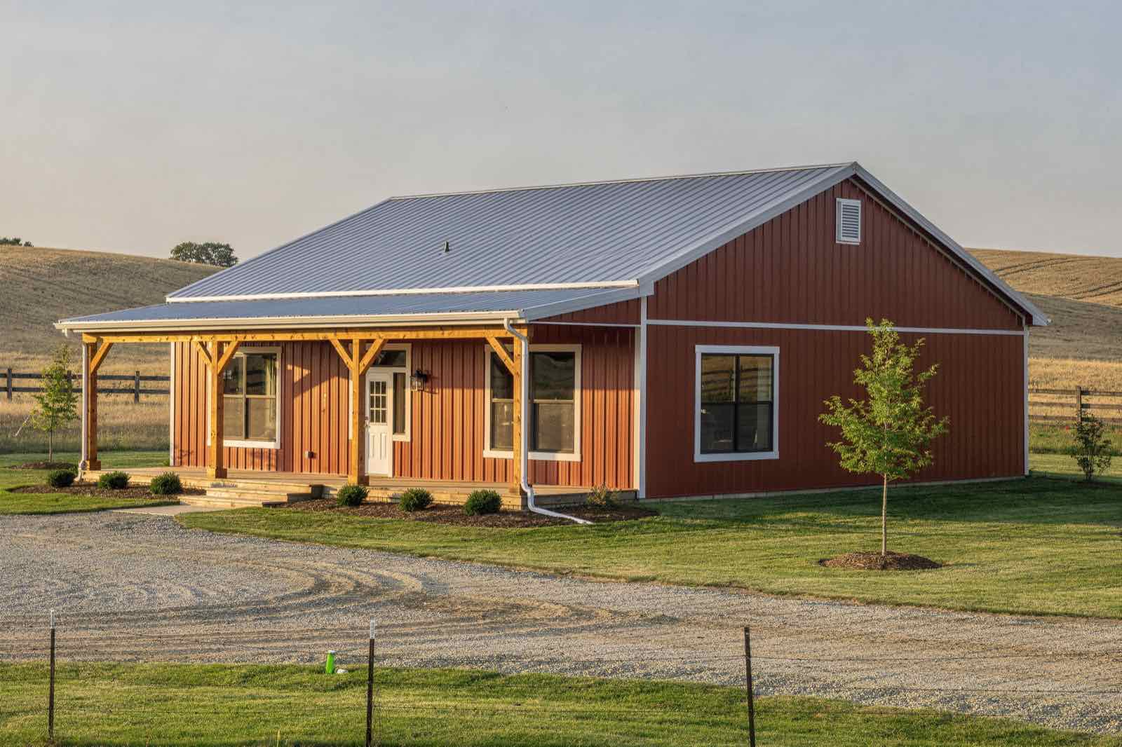 Hunter's Retreat barndominium, illustrative rendering